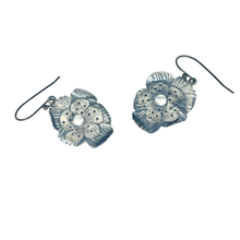 Load image into Gallery viewer, Defiance Collection-Blanca Peak Wild Flower Earrings Argentiun Silver
