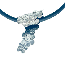 Load image into Gallery viewer, Defiance Collection-Holy Cross Waterfall Argentium  Pendant, White Topaz