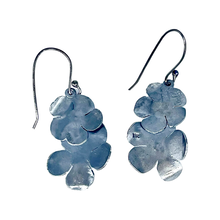 Load image into Gallery viewer, Defiance Collection-Blanca Peak Wild Flower Earrings Argentiun Silver, 18K Yellow Gold