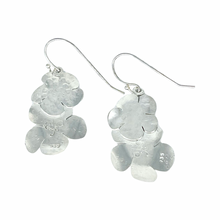 Load image into Gallery viewer, Defiance Collection-Blanca Peak Wild Flower Earrings Argentiun Silver, 18K Yellow Gold
