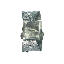 Load image into Gallery viewer, Defiance Collection-Glenwood Cuff Bracelet, Argentium Silver, Ruby