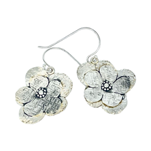 Load image into Gallery viewer, Defiance Collection-Blanca Peak Wild Flower Earrings Argentiun Silver