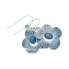Load image into Gallery viewer, The Defiance Collection-Blanca Peak Wild Flower Earring Argentium Silver, Moonstone