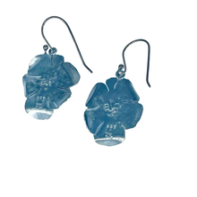 Load image into Gallery viewer, Defiance Collection-Blanca Peak Wild Flower Earrings Argentiun Silver