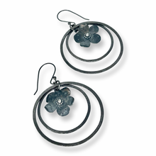 Load image into Gallery viewer, Defiance Collection-Wild Flower Loop Earring Argentium Silver