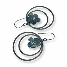 Load image into Gallery viewer, Defiance Collection-Wild Flower Loop Earring Argentium Silver