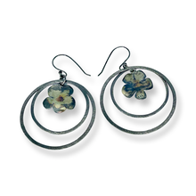 Load image into Gallery viewer, Defiance Collection-Wild Flower Loop Earring Argentium Silver