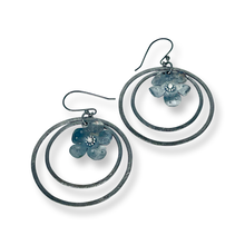 Load image into Gallery viewer, Defiance Collection-Wild Flower Loop Earring Argentium Silver