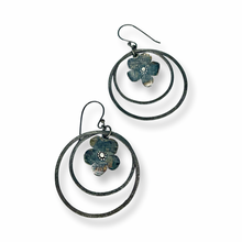 Load image into Gallery viewer, Defiance Collection-Wild Flower Loop Earring Argentium Silver