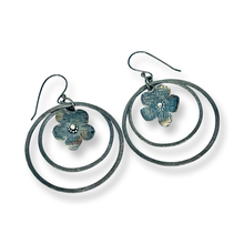 Load image into Gallery viewer, Defiance Collection-Wild Flower Loop Earring Argentium Silver