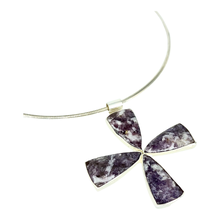 Load image into Gallery viewer, One Stone One Design Lepidolite Argentium Silver