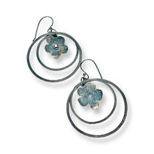 Load image into Gallery viewer, Defiance Collection-Wild Flower Loop Earring Argentium Silver