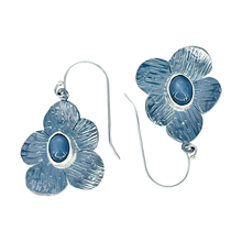 Load image into Gallery viewer, Defiance Collection-Blanca Peak Wild Flower Earrings Argentiun Silver,Gery Moonstone
