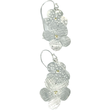 Load image into Gallery viewer, Defiance Collection-Blanca Peak Wild Flower Earrings Argentiun Silver, 18K Yellow Gold
