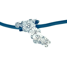 Load image into Gallery viewer, Defiance Collection-Holy Cross Waterfall Argentium  Pendant, White Topaz
