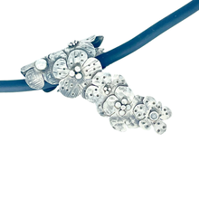 Load image into Gallery viewer, Defiance Collection-Holy Cross Waterfall Argentium  Pendant, White Topaz
