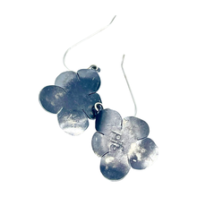 Load image into Gallery viewer, Defiance Collection-Blanca Peak Wild Flower Earrings Argentiun Silver,Gery Moonstone
