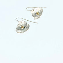 Load image into Gallery viewer, Garden Party 2.0 Earring-Argentium Silver , 18K Yellow Gold
