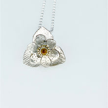 Load image into Gallery viewer, Garden Party 2.0 Pendant-Argentium Silver 18K gold Honey Topaz
