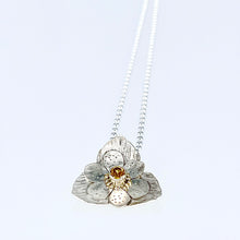 Load image into Gallery viewer, Garden Party 2.0 Pendant-Argentium Silver 18K gold Honey Topaz
