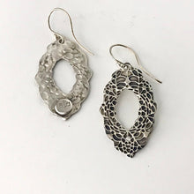 Load image into Gallery viewer, Garden Party See Thru Earring - .999 Fine Silver, Cubic Zirconia
