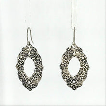 Load image into Gallery viewer, Garden Party See Thru Earring - .999 Fine Silver, Cubic Zirconia
