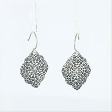 Load image into Gallery viewer, Garden Party Original Earring - .999 Fine Silver, Cubic Zirconia

