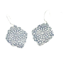 Load image into Gallery viewer, Garden Party Original Earring - .999 Fine Silver, Cubic Zirconia
