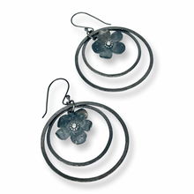 Load image into Gallery viewer, Defiance Collection-Wild Flower Loop Earring Argentium Silver
