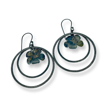 Load image into Gallery viewer, Defiance Collection-Wild Flower Loop Earring Argentium Silver
