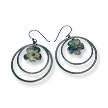 Load image into Gallery viewer, Defiance Collection-Wild Flower Loop Earring Argentium Silver
