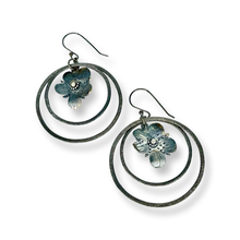 Load image into Gallery viewer, Defiance Collection-Wild Flower Loop Earring Argentium Silver
