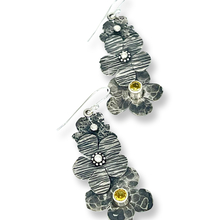 Load image into Gallery viewer, Defiance Collection- Waterfall Earring Argentium, Honey Topaz
