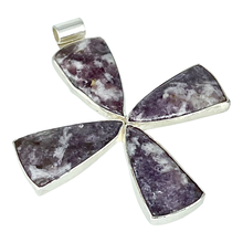 Load image into Gallery viewer, Colorado Inspired Pendant Lepidolite Argentium Silver
