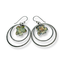 Load image into Gallery viewer, Defiance Collection-Wild Flower Loop Earring Argentium Silver
