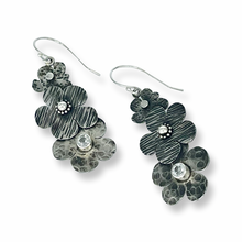 Load image into Gallery viewer, Defiance Collection- Waterfall Earring Argentium, White Topaz
