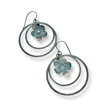 Load image into Gallery viewer, Defiance Collection-Wild Flower Loop Earring Argentium Silver
